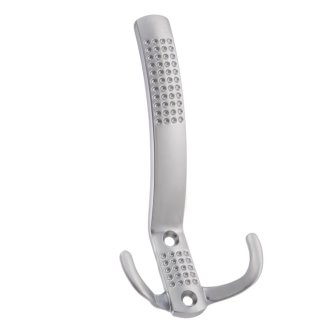 Крючок 3-х рожковый с перфорацией матовый хром (002-000684)